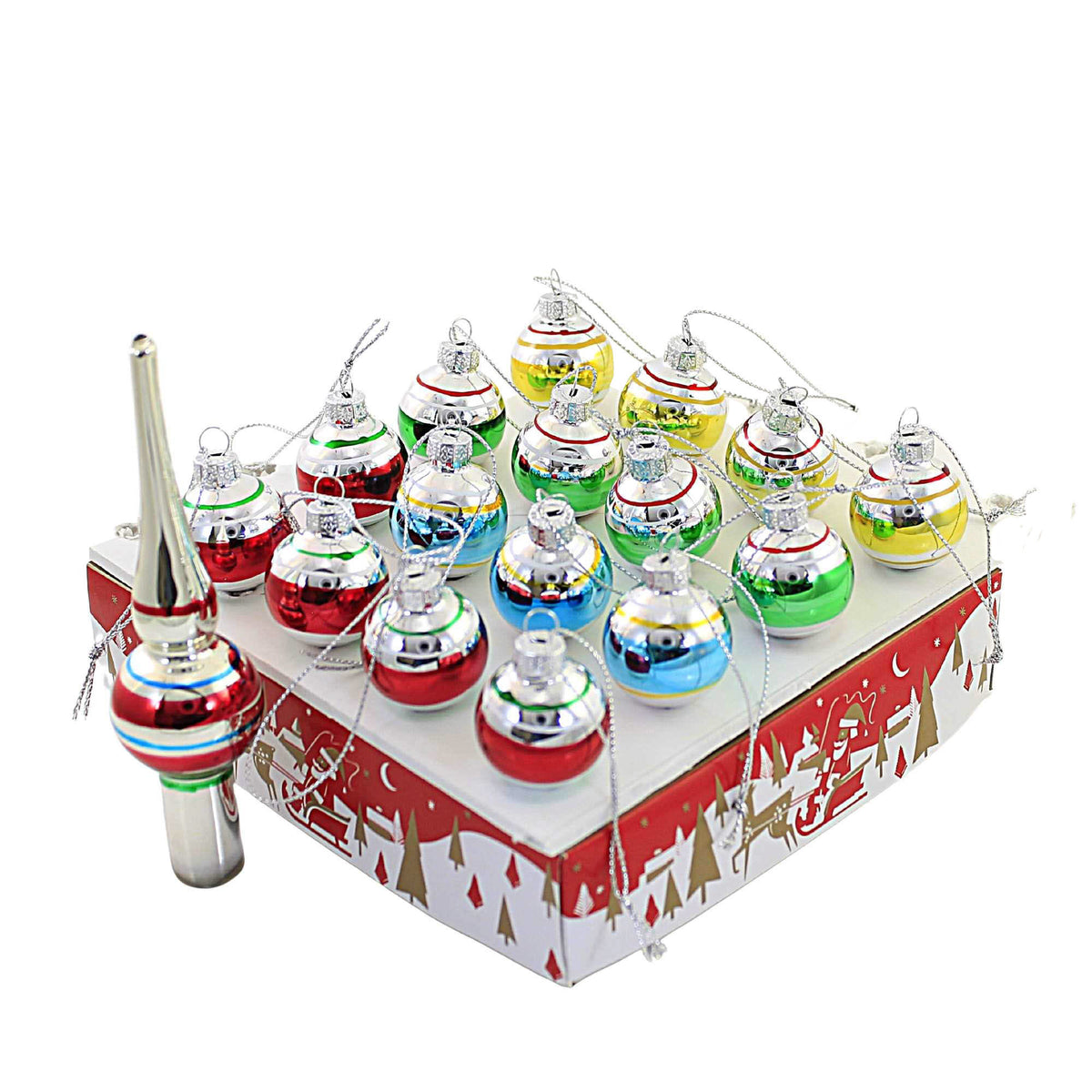 Holiday Ornament Early Years Ball & Tree Topper - - SBKGifts.com