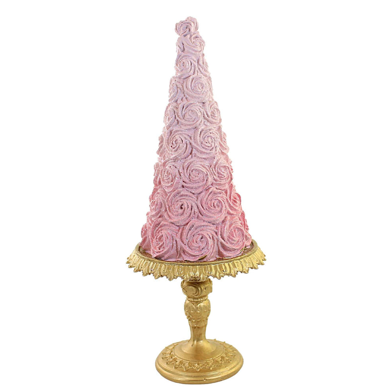 Home Decor 12.00 Inch Pink Rosette Tree Tabletop Wedding Bridal Holiday 2929520 (57308)