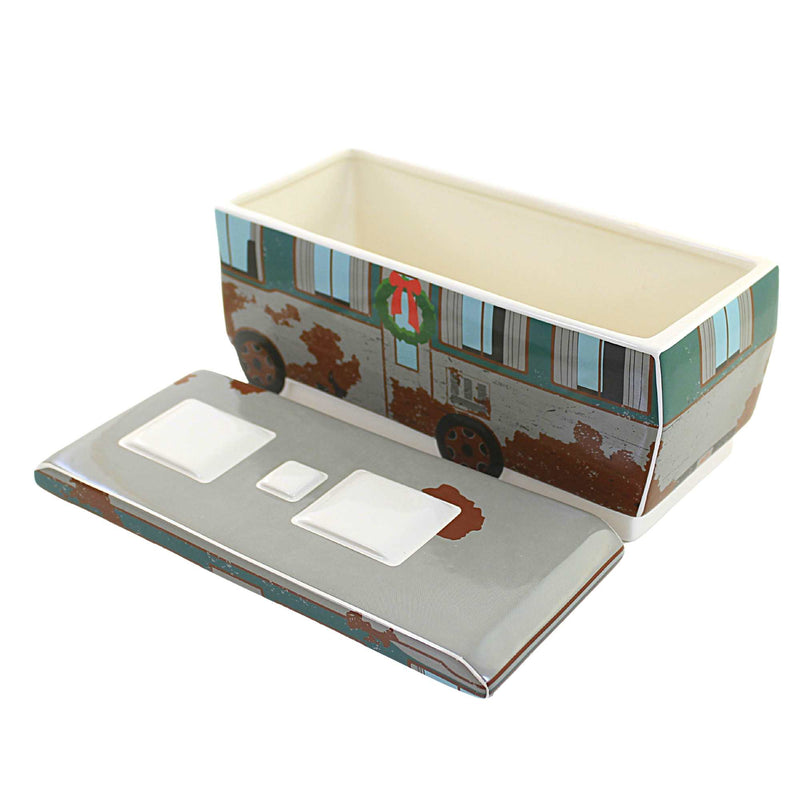 Tabletop Christmas Vacation Rv Cookie Jar - - SBKGifts.com