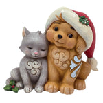 Jim Shore Fur The Love Of Christmas Polyresin Kitten Puppy 6011485 (57365)