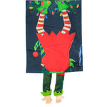 Home & Garden Elf Kicking Garden Flag - - SBKGifts.com