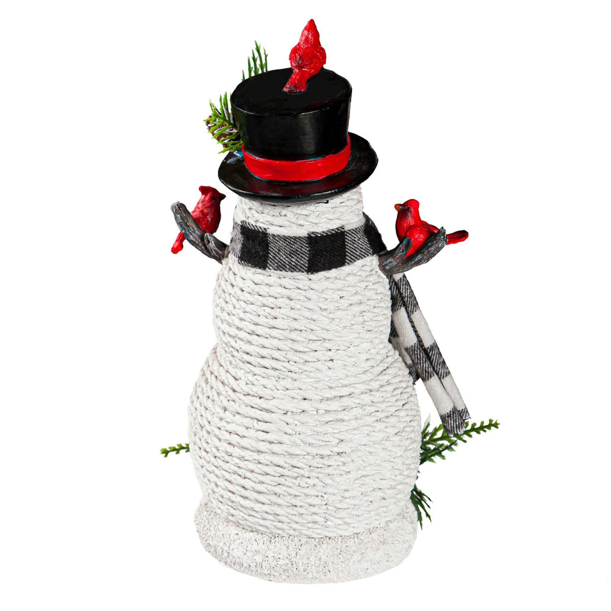 Christmas Snowman With Cardinals - - SBKGifts.com