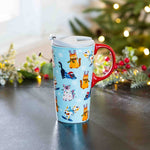 Tabletop Meowy Christmas Travel Mug - - SBKGifts.com