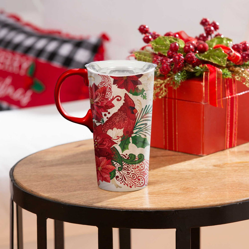 Tabletop Cardinal Travel Mug - - SBKGifts.com