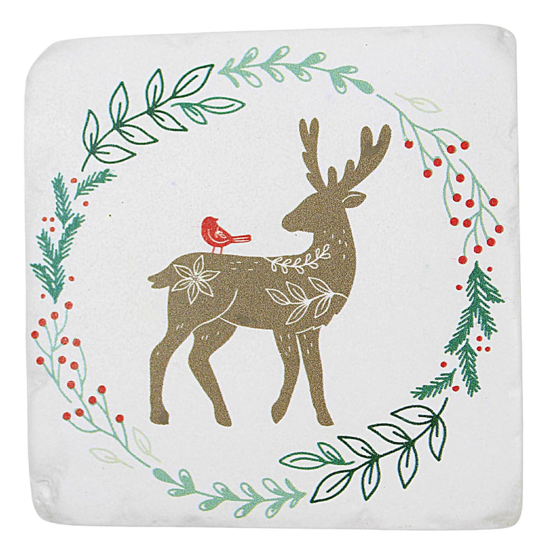 Tabletop Woodland Animal Coaster Set/4 - - SBKGifts.com