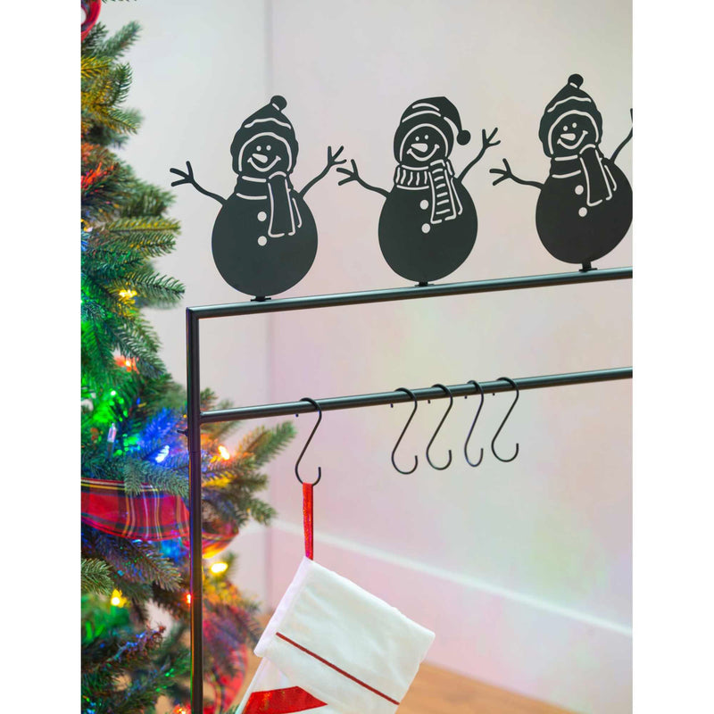 Christmas Snowman Stocking Holder Stand - - SBKGifts.com
