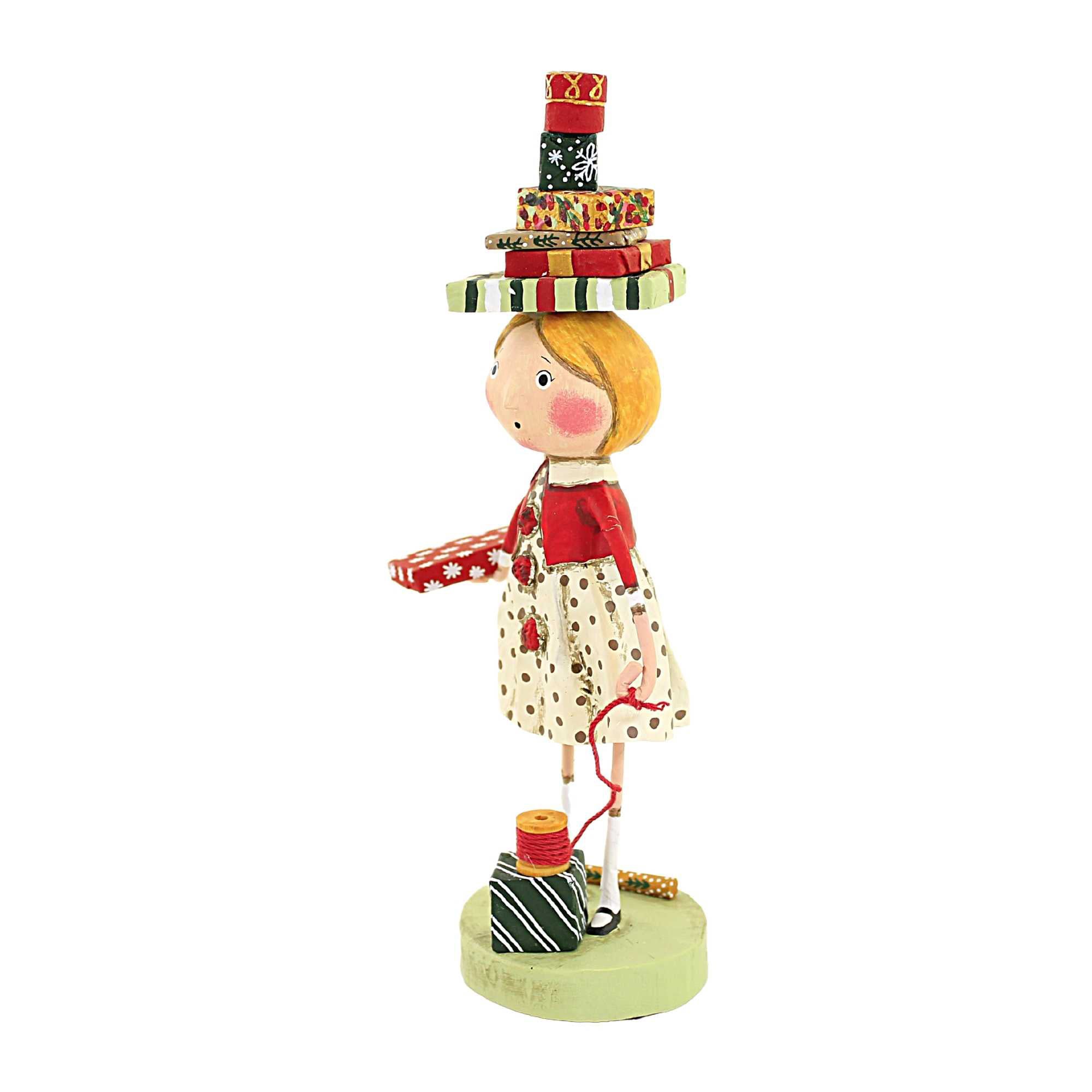 Lori Mitchell 8.00In Wrappings And Ribbons, Polyresin, Christmas