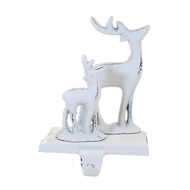 Christmas Deer Stocking Holder Iron Antique Finish Fawn A25375 (57448)