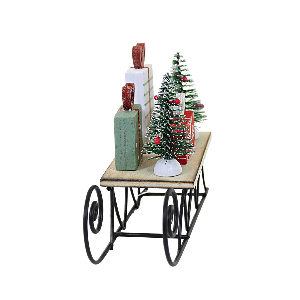 Option 2 Holiday Wood Sleigh - - SBKGifts.com