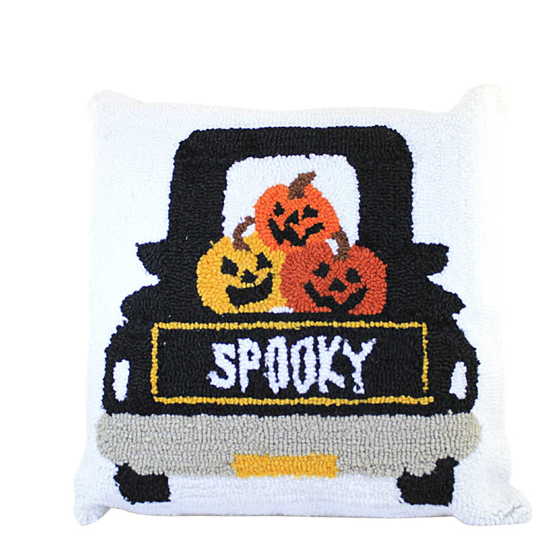 Home Decor Spooky Pumpkin Truck Pillow Halloween Jack O Lanterns C444323280 (57456)