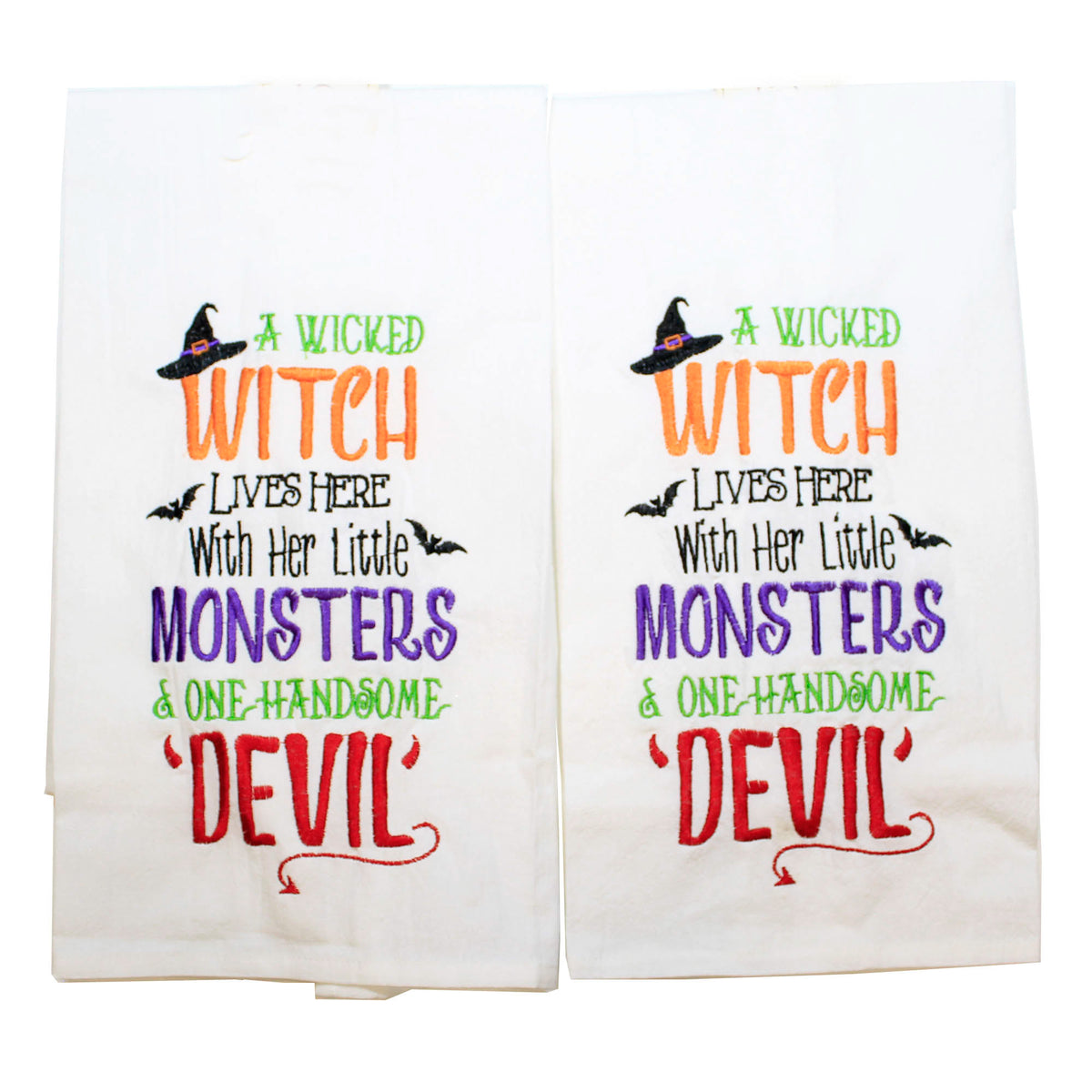 (57460) Witch Monster Devil Towel