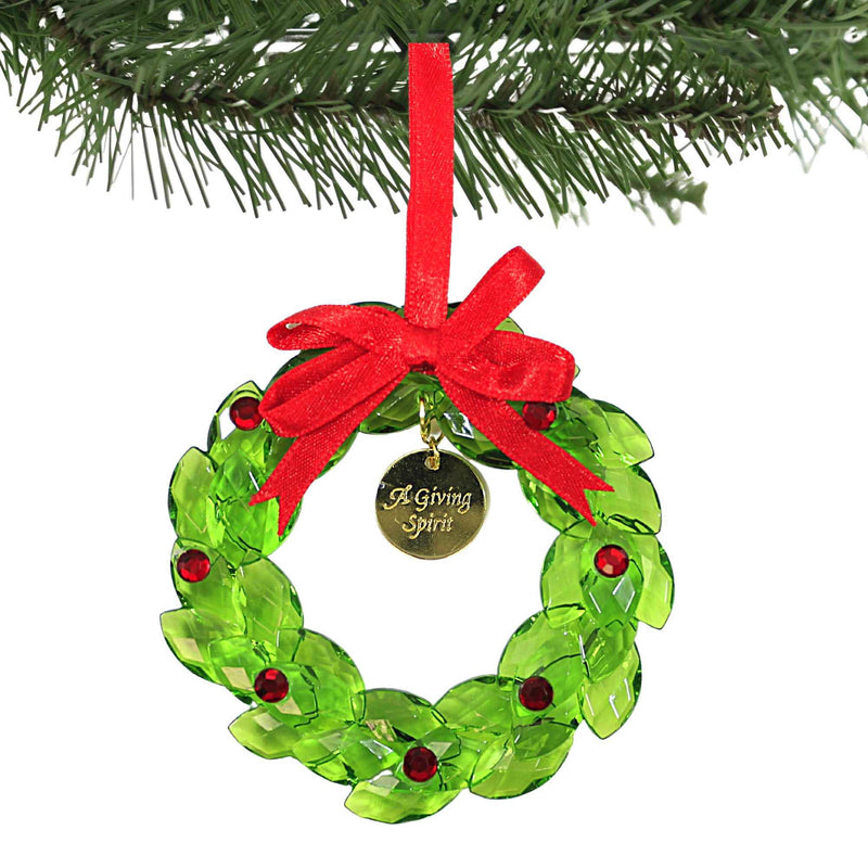 Holiday Ornament The Giving Wreath - - SBKGifts.com
