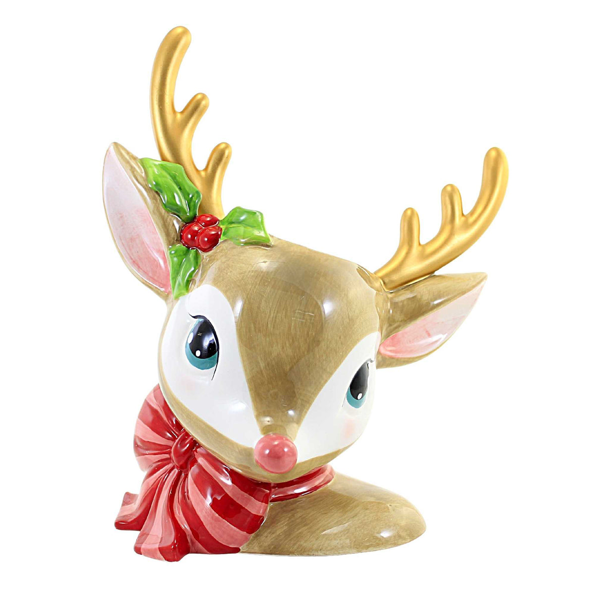 Retro Reindeer Head Vase 57502