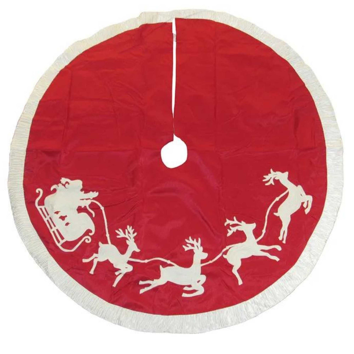 Santa And Reindeer Tree Skirt 57508