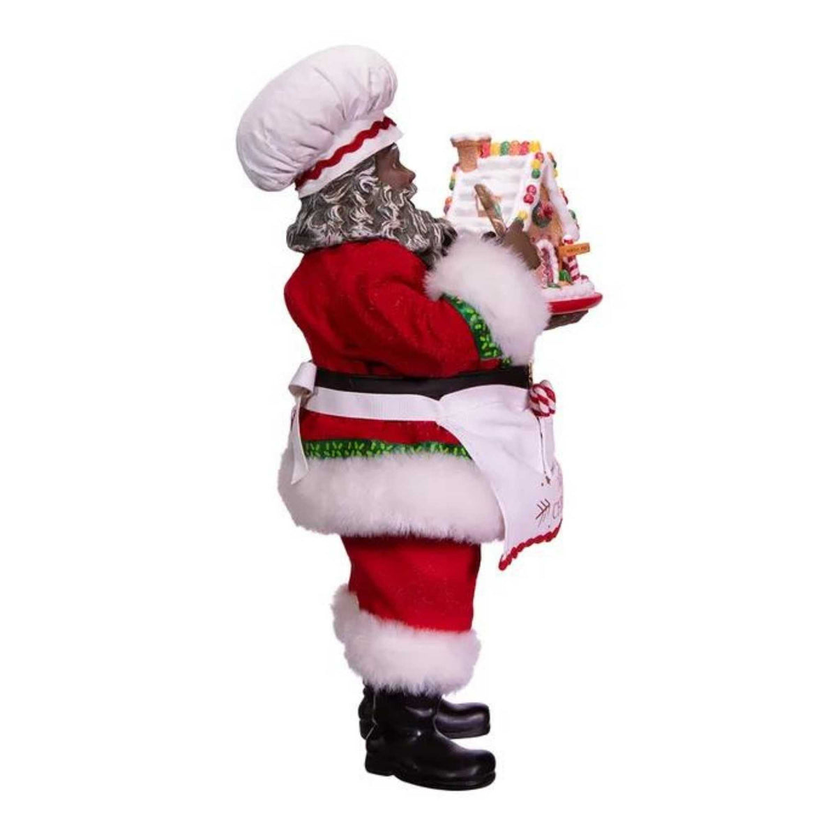 Christmas Santa Chef With Gingerbread - - SBKGifts.com