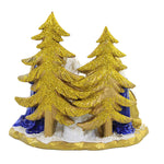 Christmas Nativity Blue Gold - - SBKGifts.com