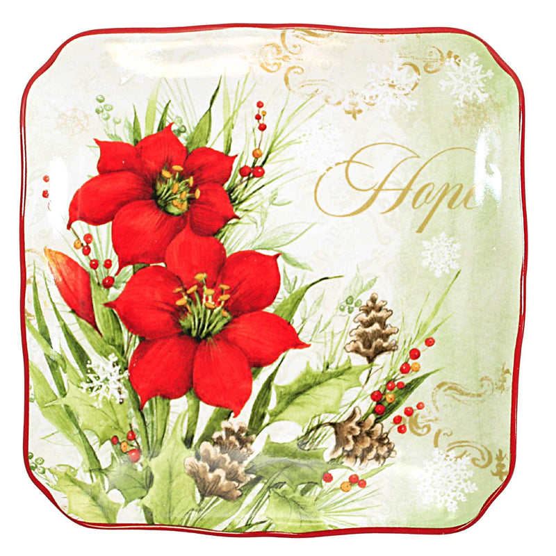 Tabletop Winters Medley Canape Plates Snack Christmas Inspirational 28991