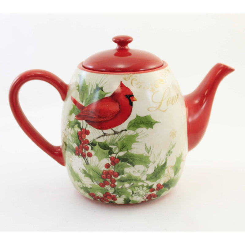 Tabletop Winter's Medley Teapot - - SBKGifts.com