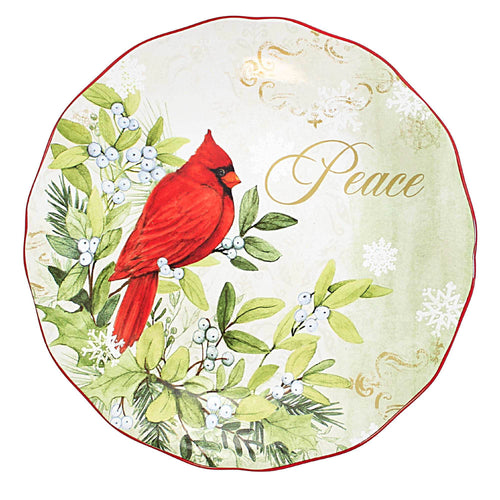 Tabletop Winters Medley Round Plates S/4 - - SBKGifts.com