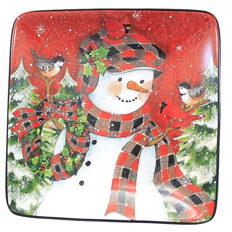 Tabletop Christmas Lodge Dessert Plates - - SBKGifts.com