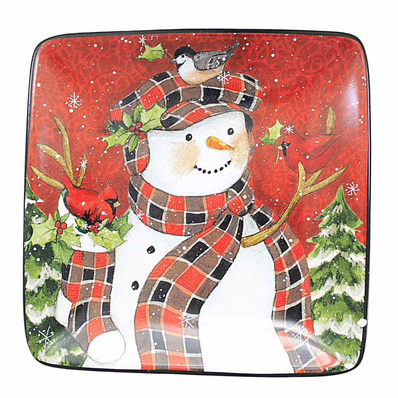 Tabletop Christmas Lodge Dessert Plates - - SBKGifts.com