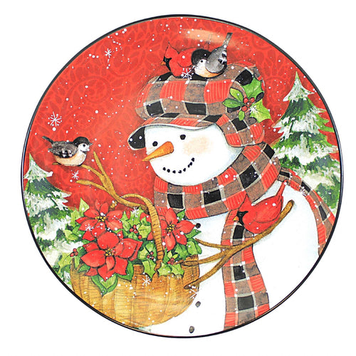 Tabletop Christmas Lodge Luncheon Plates - - SBKGifts.com