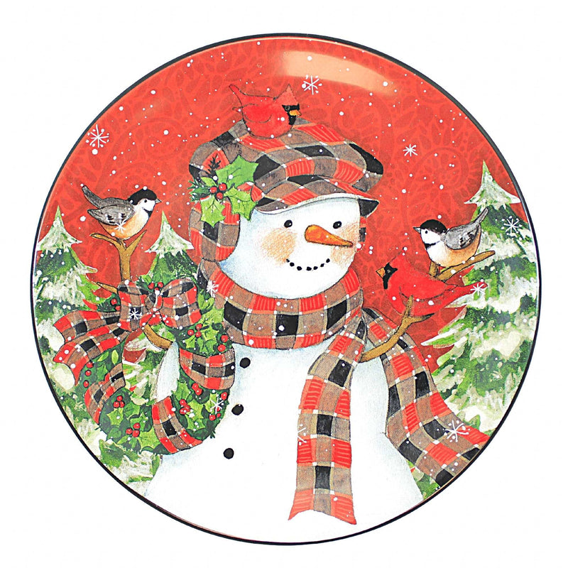 Tabletop Christmas Lodge Luncheon Plates - - SBKGifts.com