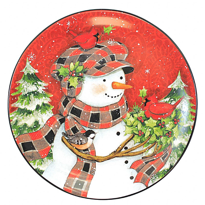 Tabletop Christmas Lodge Luncheon Plates - - SBKGifts.com