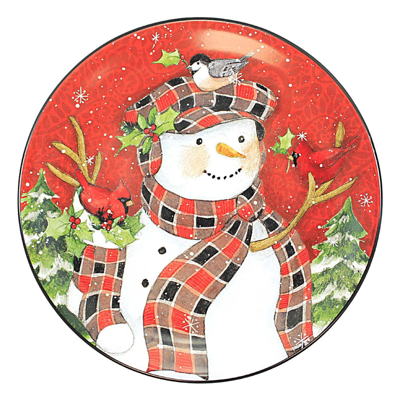 Tabletop Christmas Lodge Luncheon Plates - - SBKGifts.com