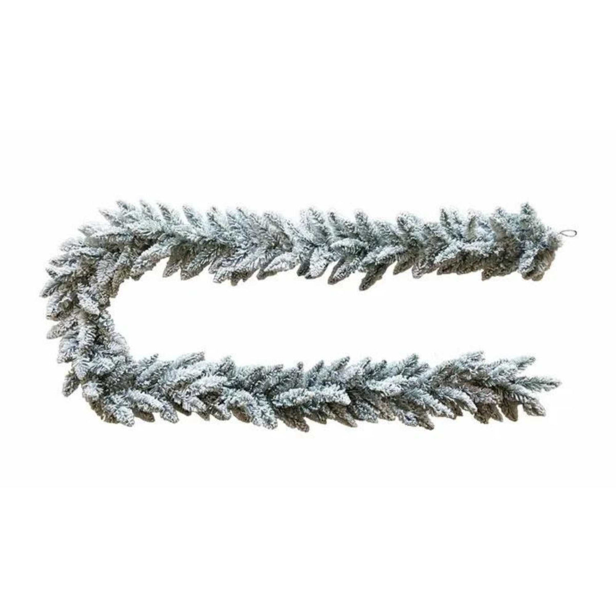 57587 Flocked Snow Pine Garland 9' P71090F