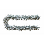 Christmas Flocked Snow Pine Garland 9' Plastic Bendable Greenery P71090f (57587)