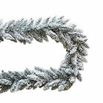 Christmas Flocked Snow Pine Garland 9' - - SBKGifts.com