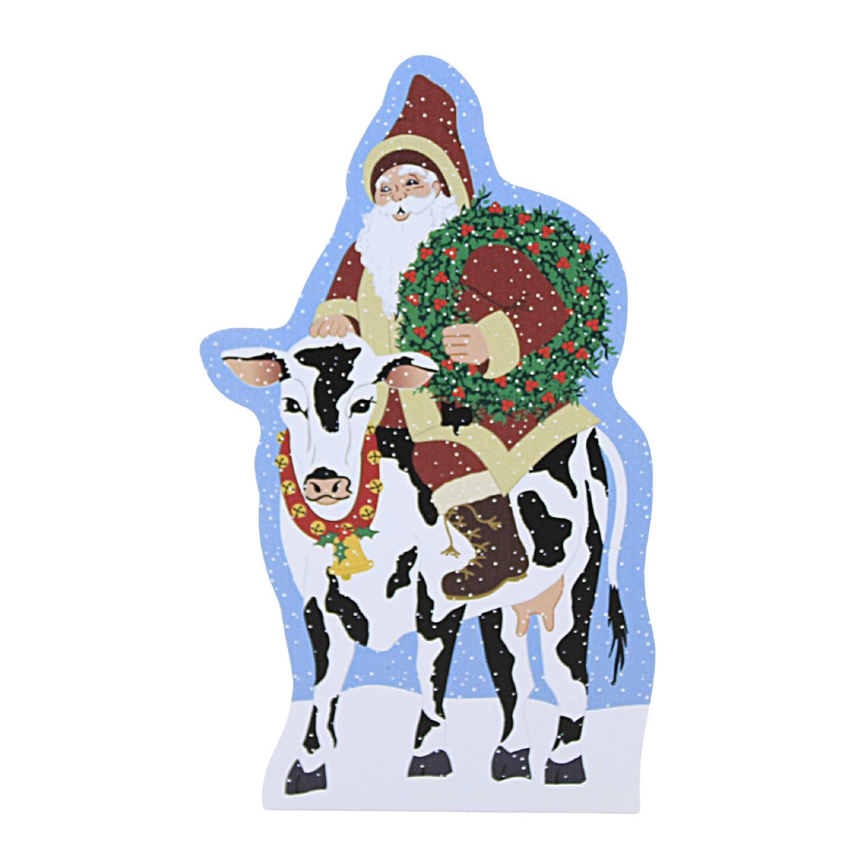 (57591) Santa Arrives On A Holstein