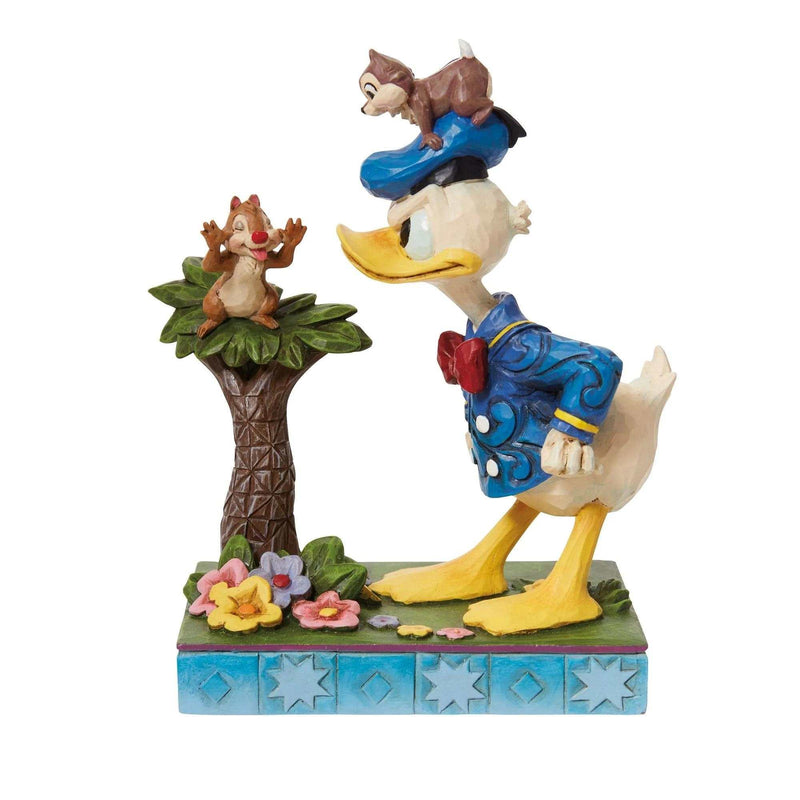 Jim Shore A Mischievous Pair Polyresin Donlad With Chip & Dale 6010884 (57685)