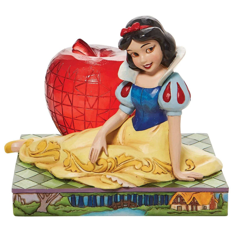 Jim Shore A Tempting Offer Polyresin Snow White Apple 6010098 (57691)