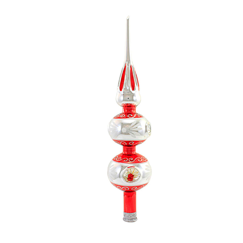 (57721) Holiday Floral Tree Topper
