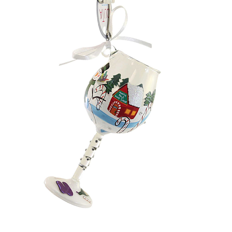Holiday Ornament Mini Wine Special Delivery - - SBKGifts.com