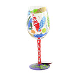 Tabletop Open Before Christmas Wine Glas - - SBKGifts.com
