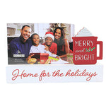 Christmas Home For The Holidays Photo Fram Wood Hot Chocolate Picture 8050746 (57757)