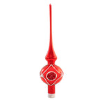 Sbk Gifts Holiday Radiant Red Stardust Finial Feather Tree Topper Reflector 572250447Red (57762)