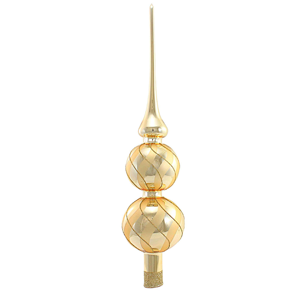 (57765) Champagne Swirl Tree Topper