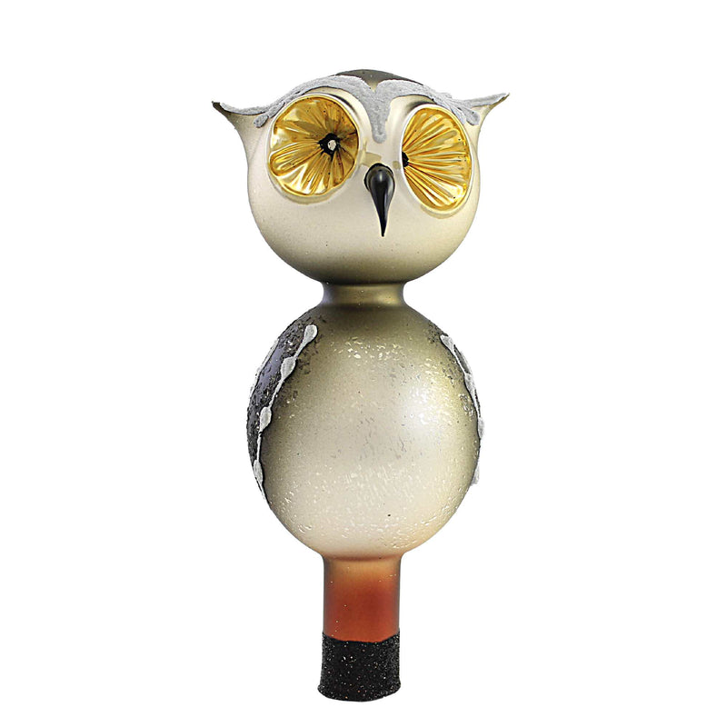Sbk Gifts Holiday Mid Century Owl Tree Topper - 1 Tree Topper 7.00 Inch, Glass - Retro Vintage Bird 54215187 (57766)