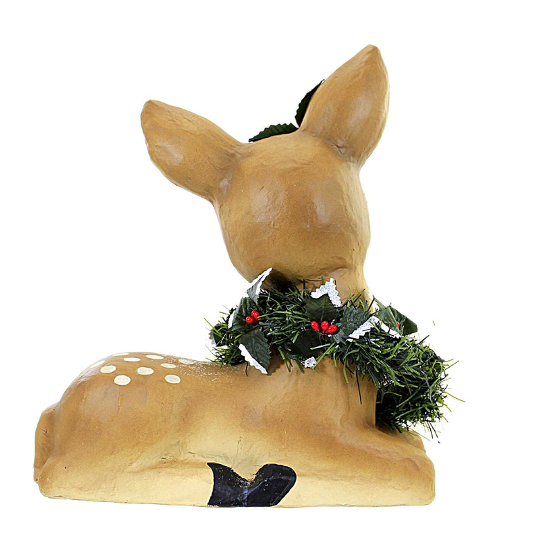 Christmas Sweet Fawn With Wreath - - SBKGifts.com