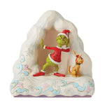 Jim Shore Grinch & Max On Snow Hill Polyresin Dr. Seuss 6010780 (57827)