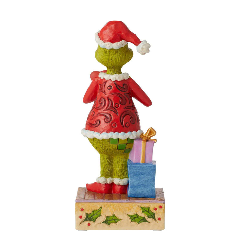 Jim Shore Grinch W/Large Blinking Heart - - SBKGifts.com