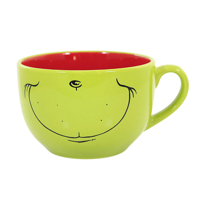 Tabletop Grinch Latte Mug Ceramic Dr Seuss Department 56 601096618.98 (57841)