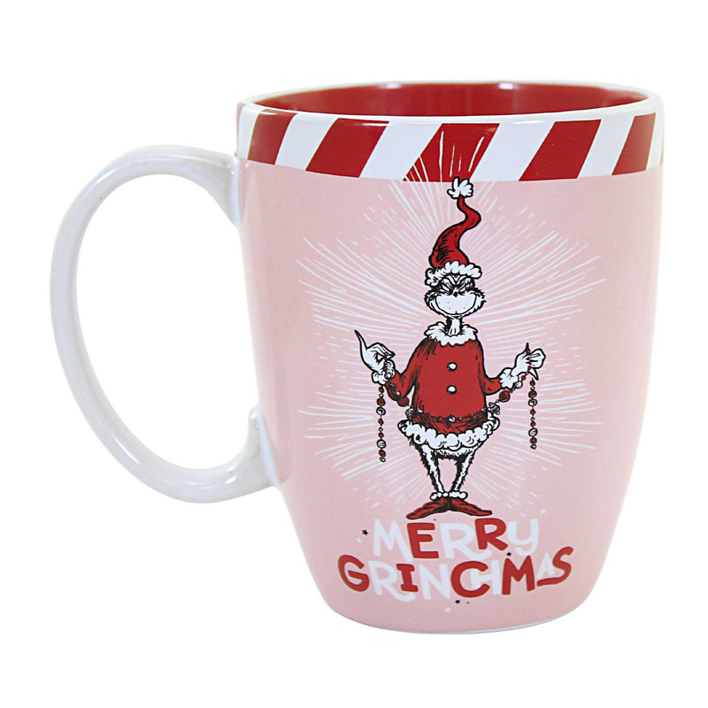 Tabletop Pink Merry Grinchmas Mug - - SBKGifts.com