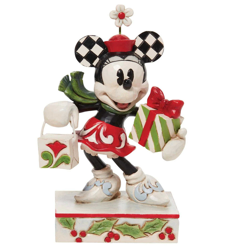 Jim Shore Holiday Glamour Polyresin Minnie Mouse Disney 6010870 (57886)