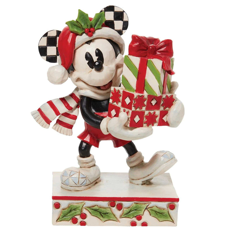 Jim Shore A Season Of Giving Polyresin Mickey Mouse Disney 6010869 (57887)