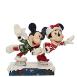 Jim Shore Skating Sweethearts Polyresin Minnie & Mickey Disney 6010871 (57889)